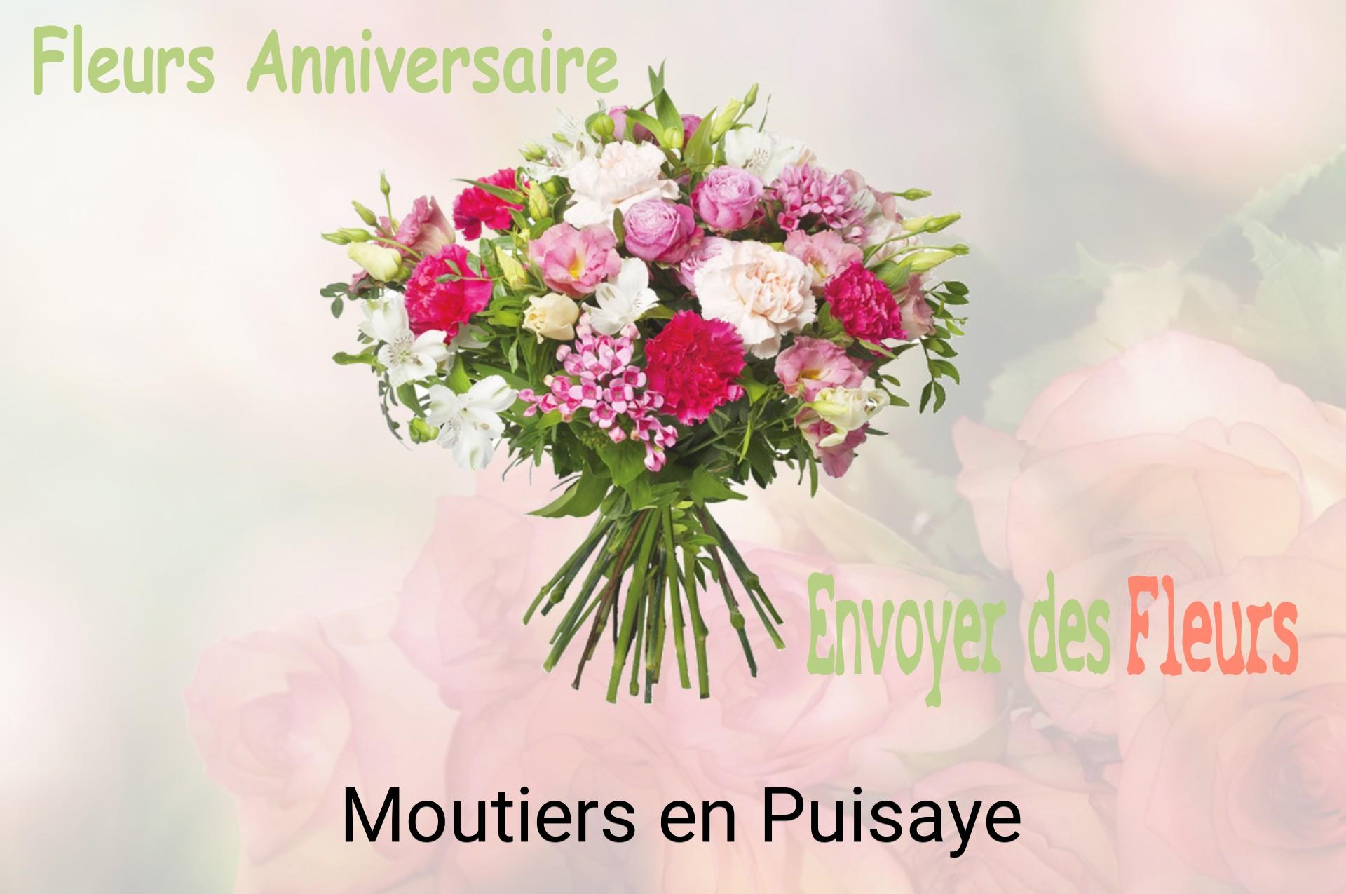 Bouquet de fleurs d’anniversaire livré à Moutiers-en-Puisaye